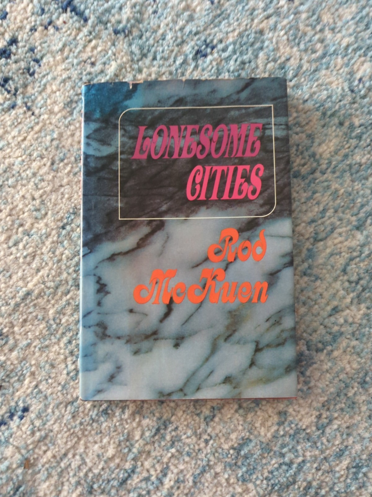 Rod McKuen ‚Lonesome Cities‘ First Edition 1971 HC/DJ VG