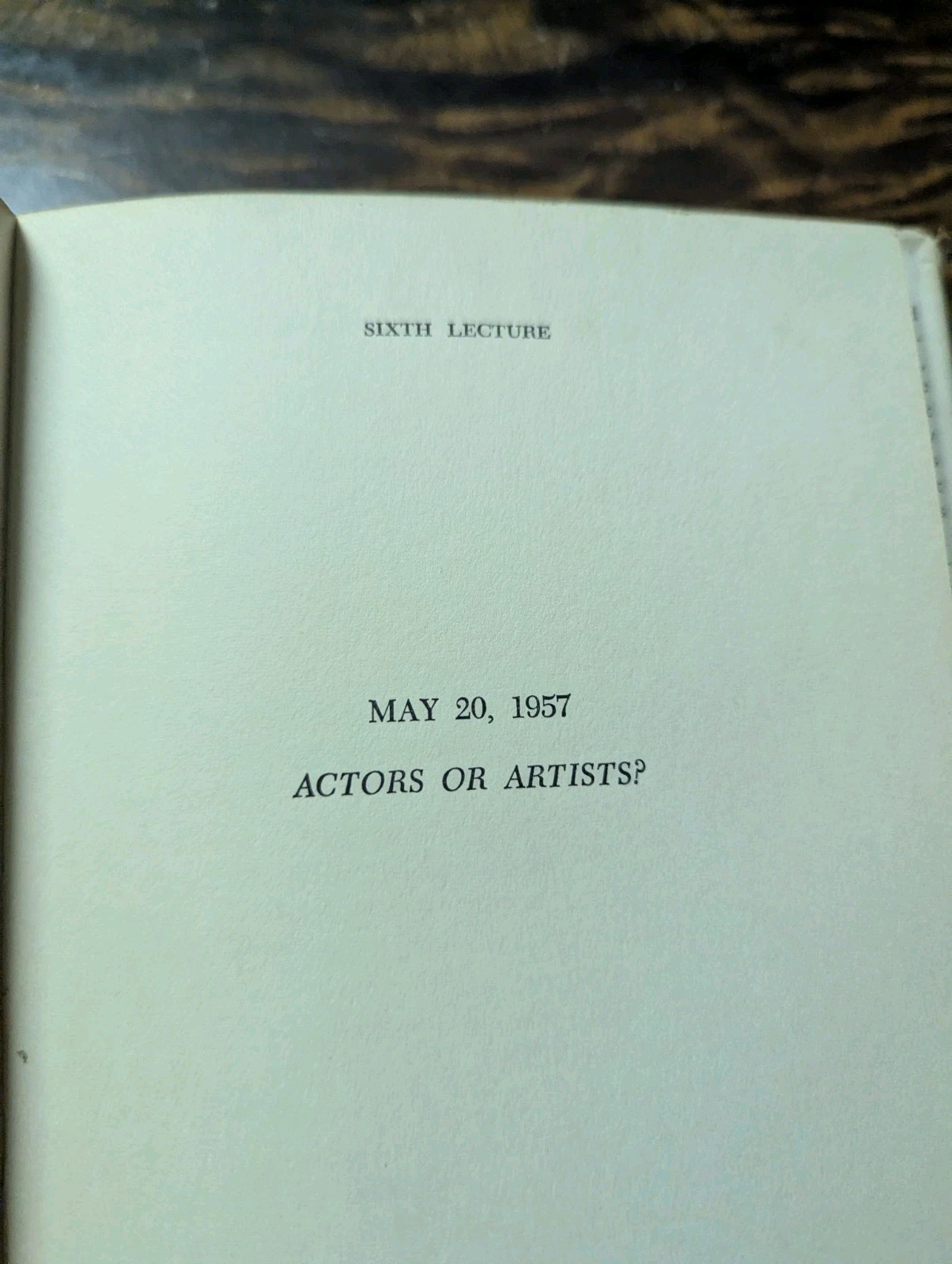1958 METHODS OR MADNESS Robert Lewis Acting Old Style Broadway ACTOR Skills 1stE
