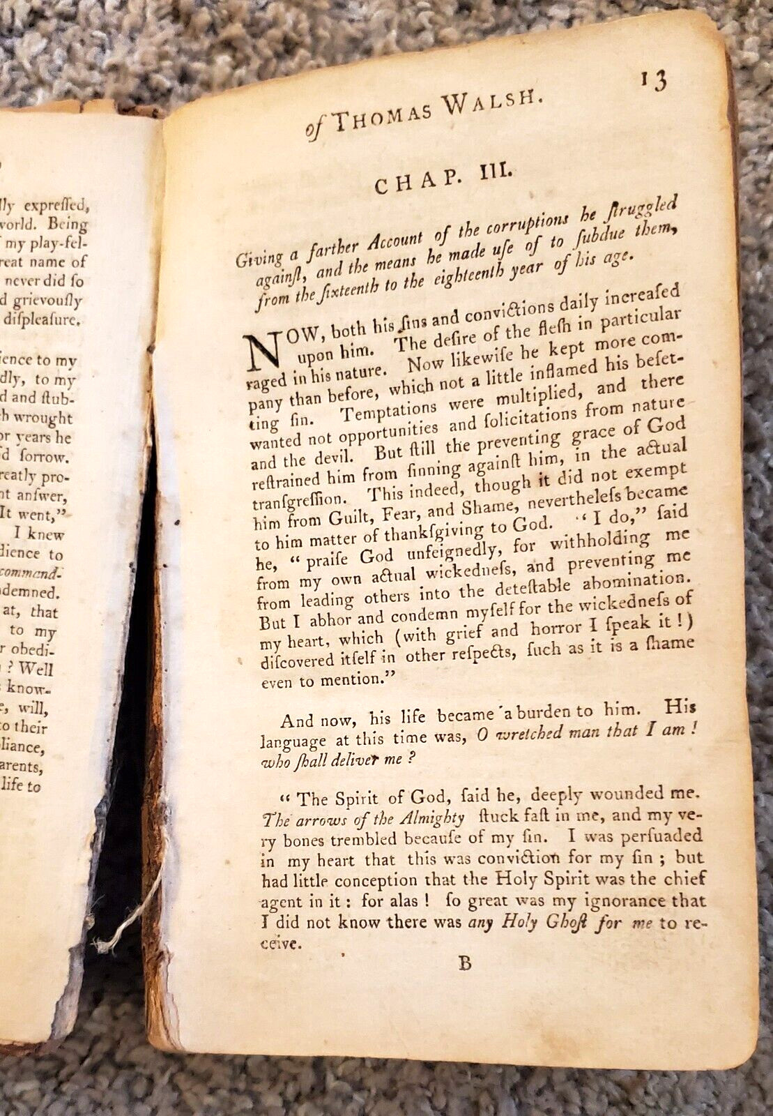 LIFE AND DEATH OF THOMAS WALSH JAMES MORGAN JOHN NELSON JOURNAL EXTRACT