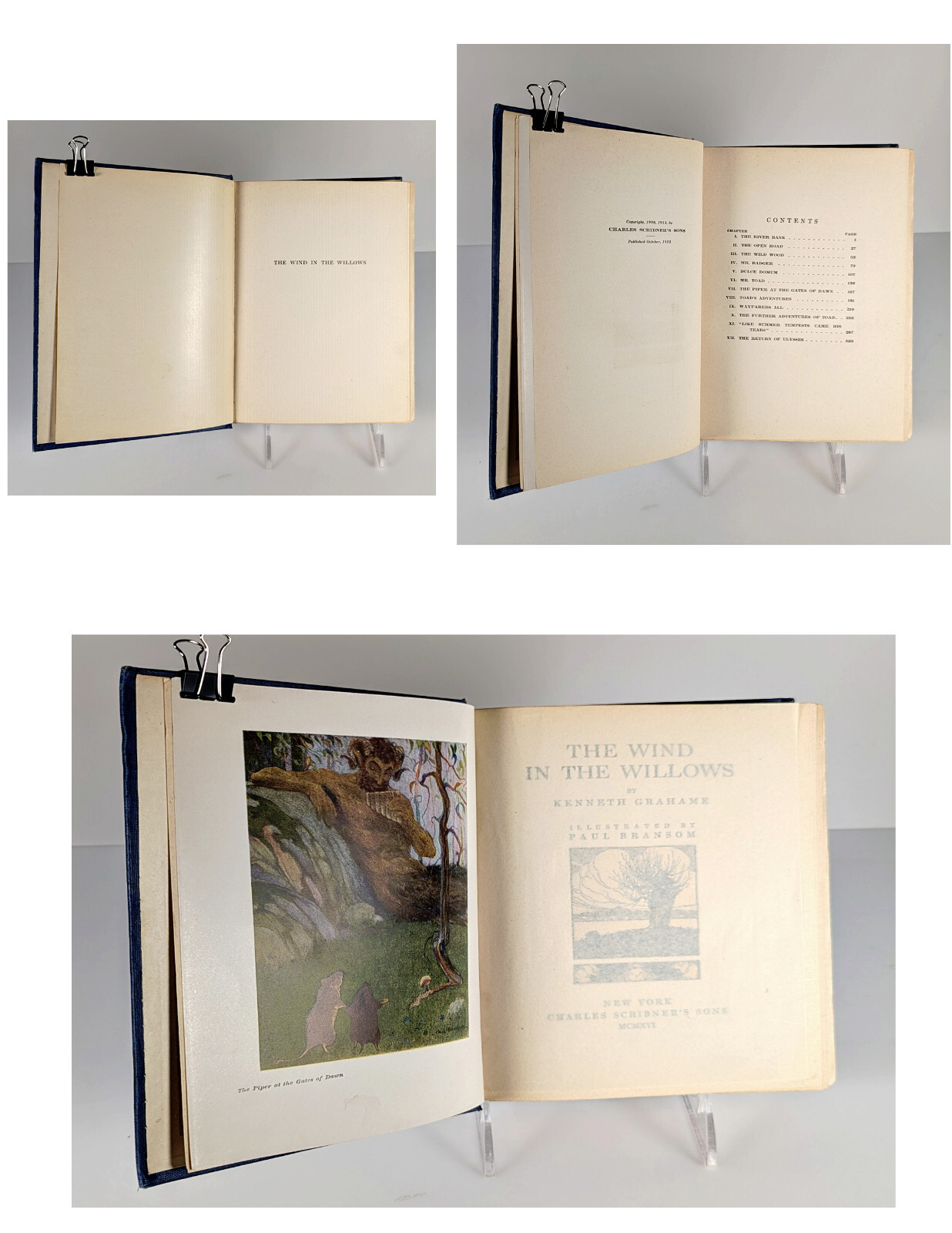 The Wind in the Willows First ILLUSTRATED Edition 1913