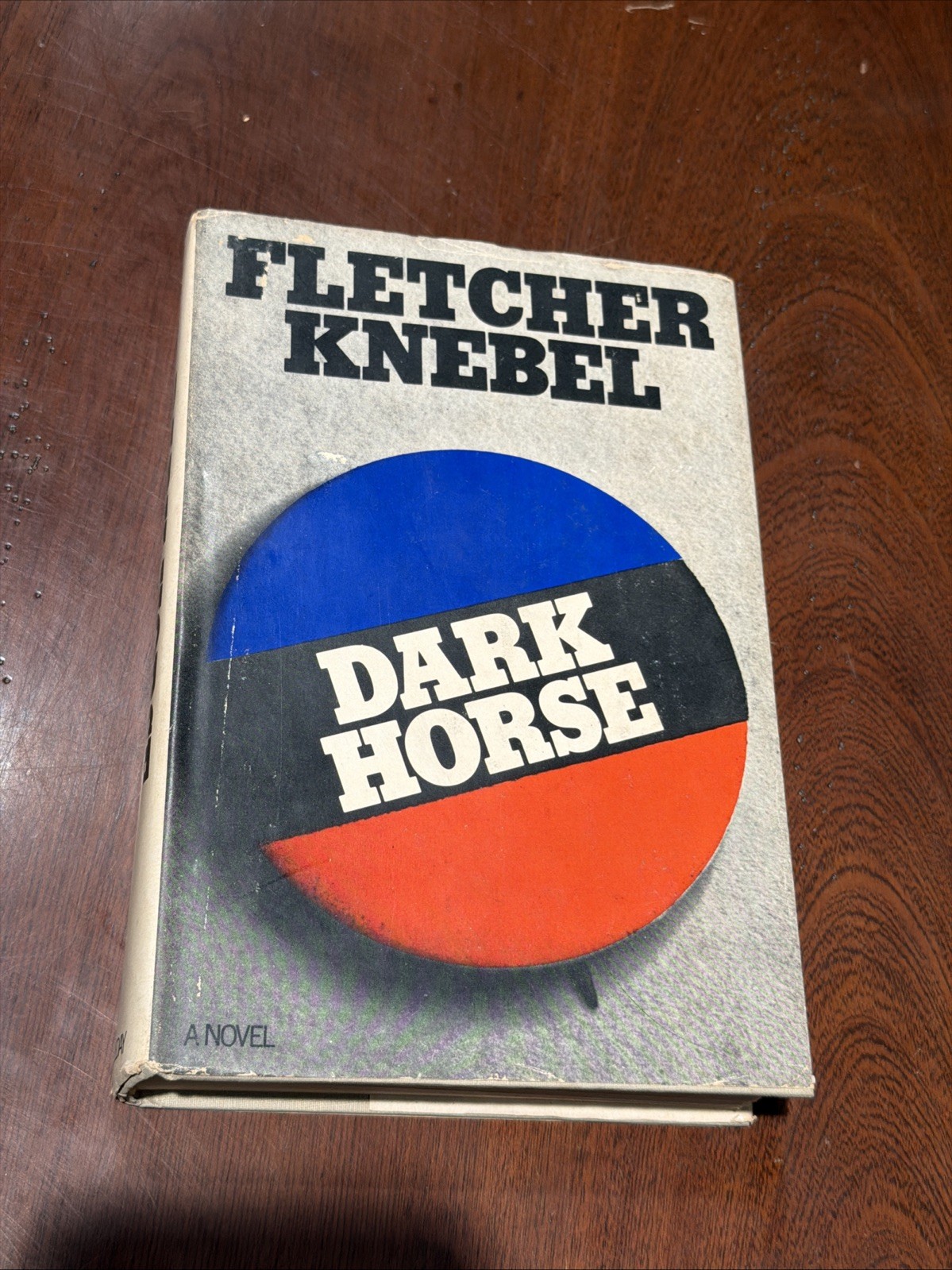 Dark Horse Fletcher Knebel 1972 HC DJ BCE Doubleday B-3926