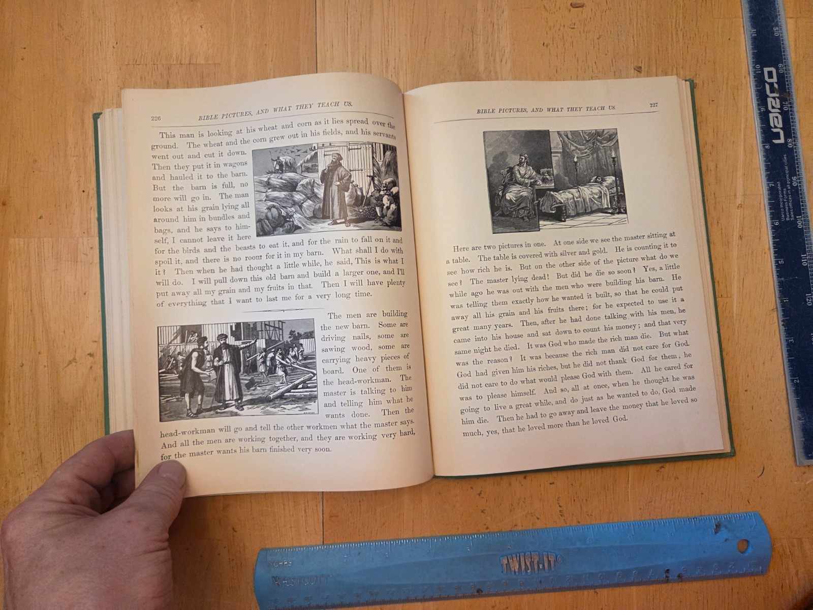 Bible Pictures by Charles Foster – 1914 A. J. Holman Hardcover