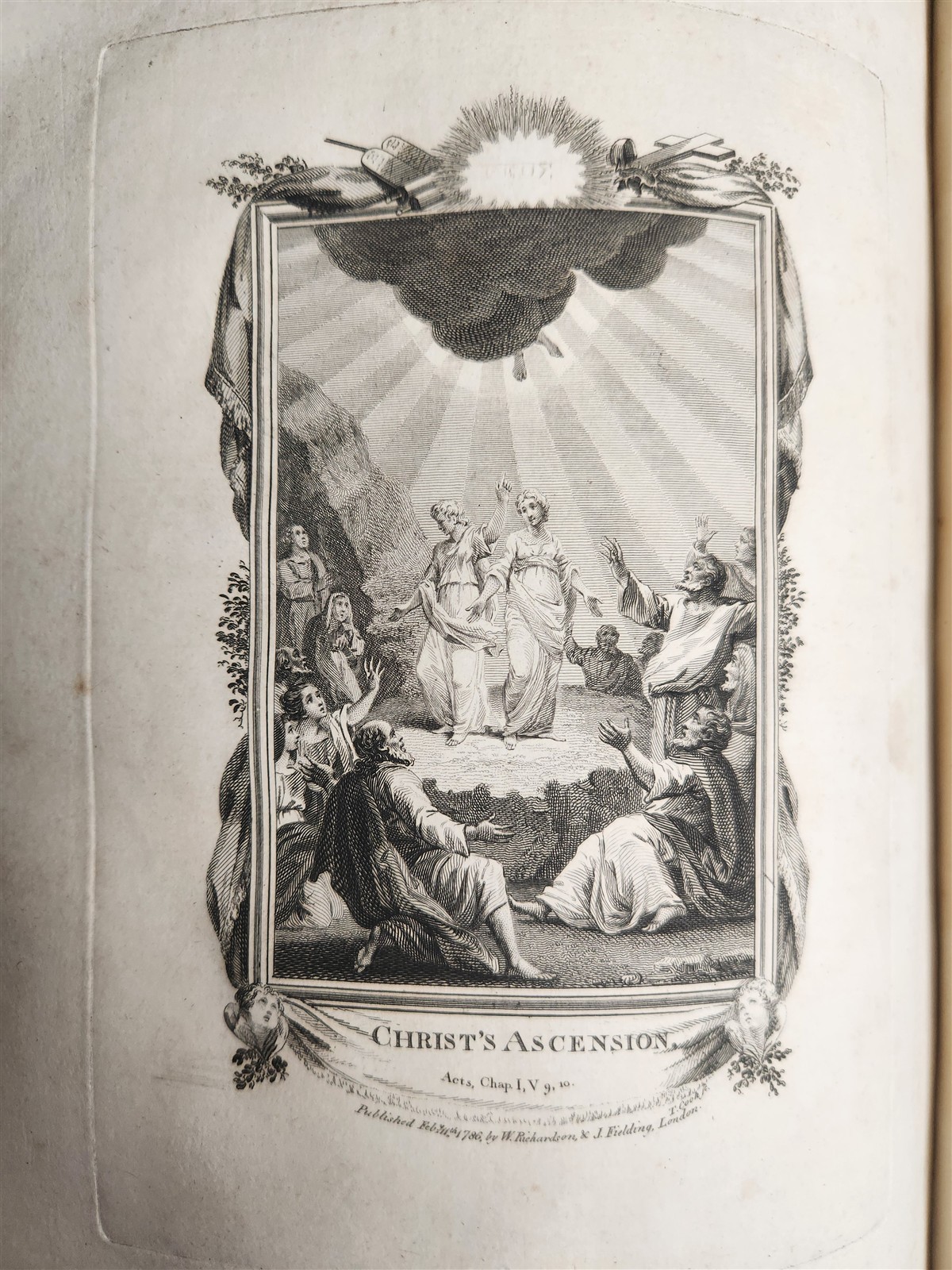 1786 BIBLE in ENGLISH antique ILLUSTRATED FOLIO OLD & NEW TESTAMENT