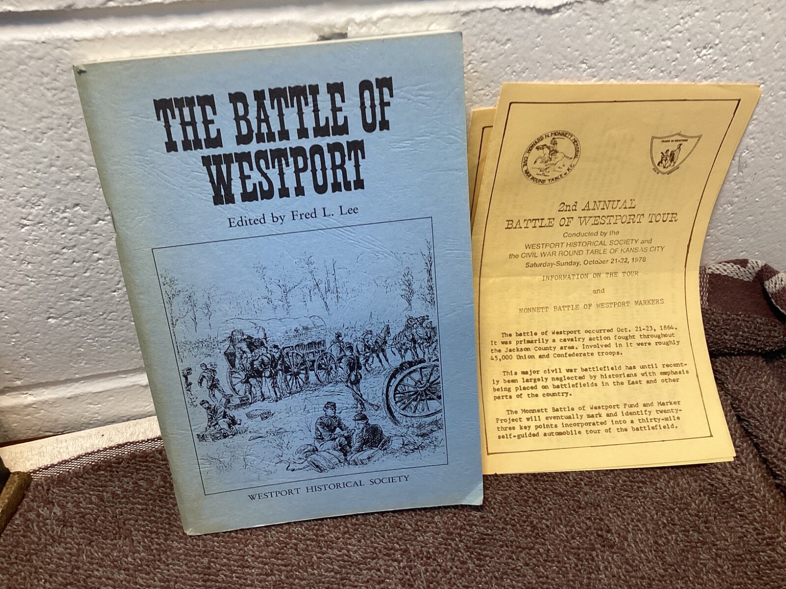 The Battle Of Westport Edited By Fred L. Lee Westport Historical Society 1976