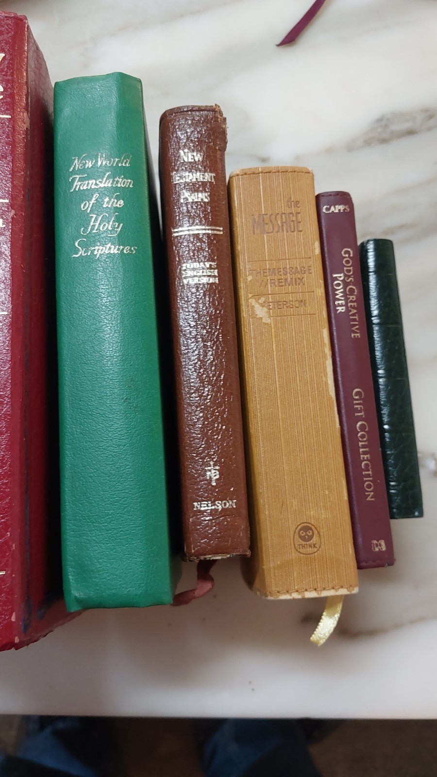 THE HOLY BIBLE Lot of 7 Different Versions RSV NCV NWT TEV