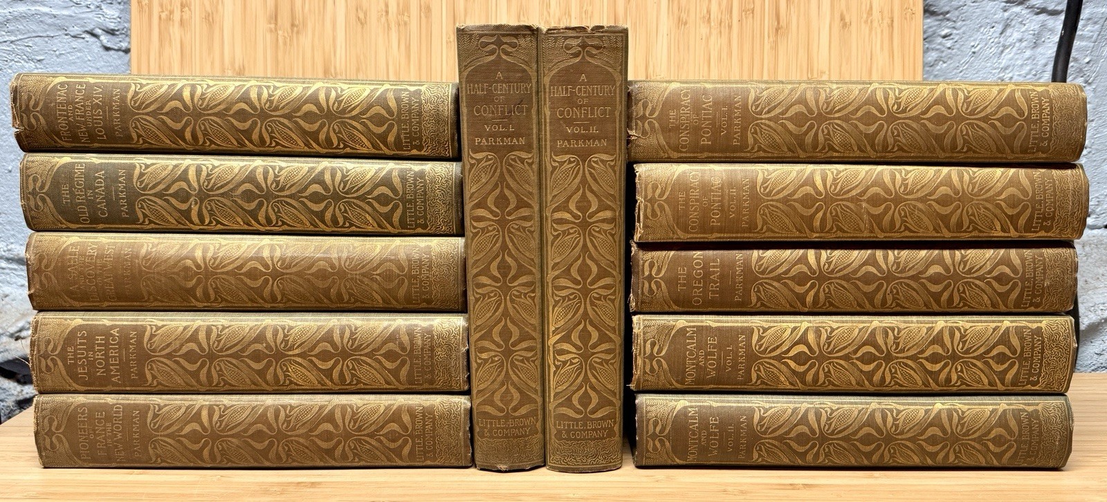 Complete 12 Vol Set FRANCIS PARKMAN’S WORKS New Library Edition 1899
