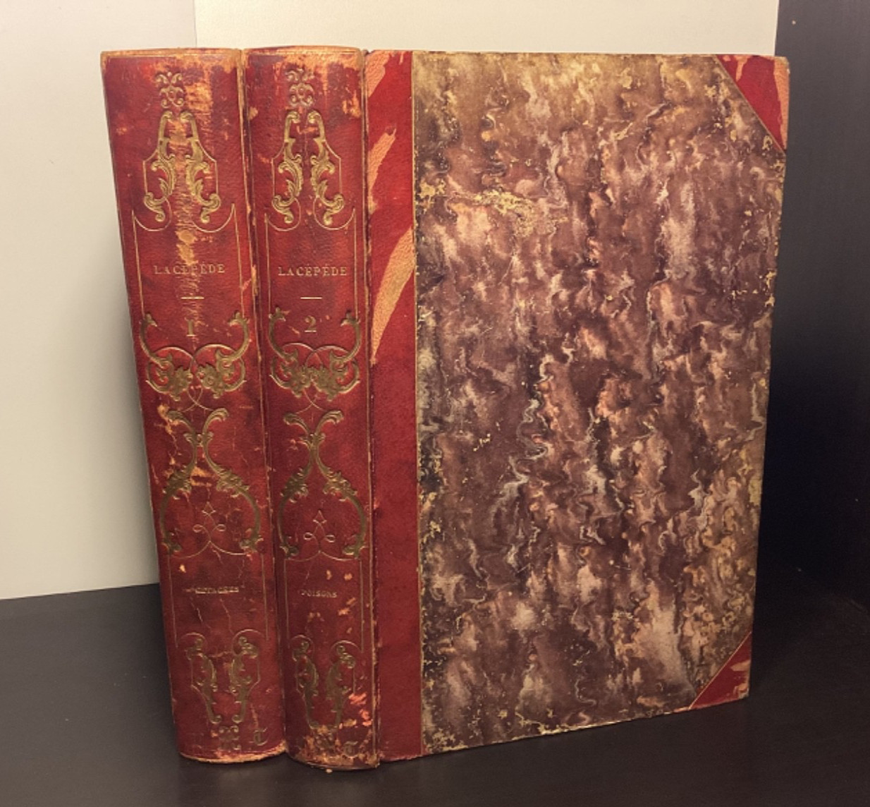 1841 2 Vols. Histoire Naturelle de Lacepede – Color Plates