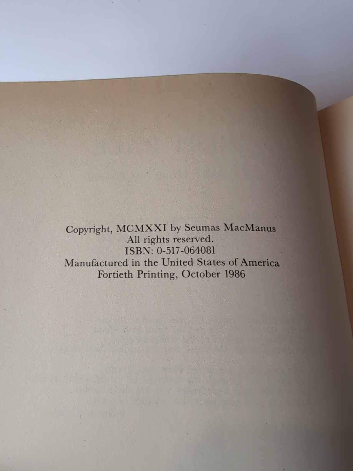 The Story of the Irish Race by Seumas MacManus (Vintage – 1974)