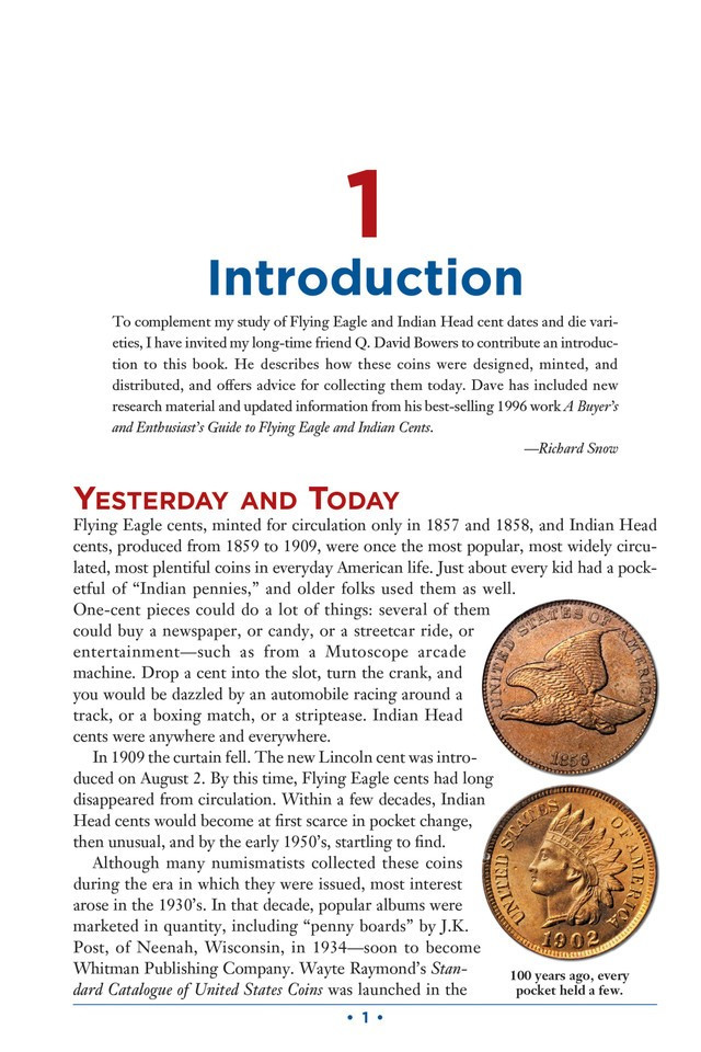 Whitman Flying Eagle & Indian Head Cents 4th Edition Richard Snow 2025 NEW