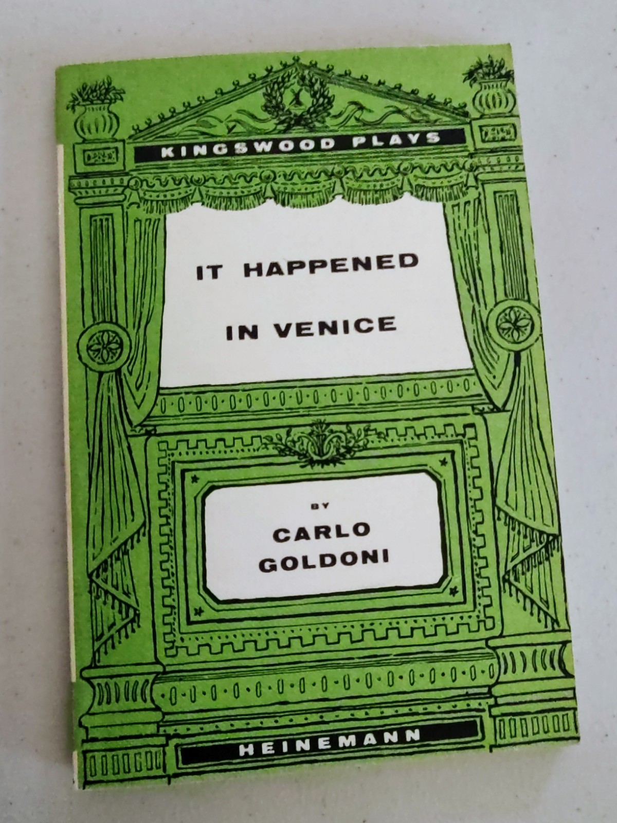 It Happened In Venice by Carlo Goldoni ~ Translated by Frederick H. Davies~ 1965
