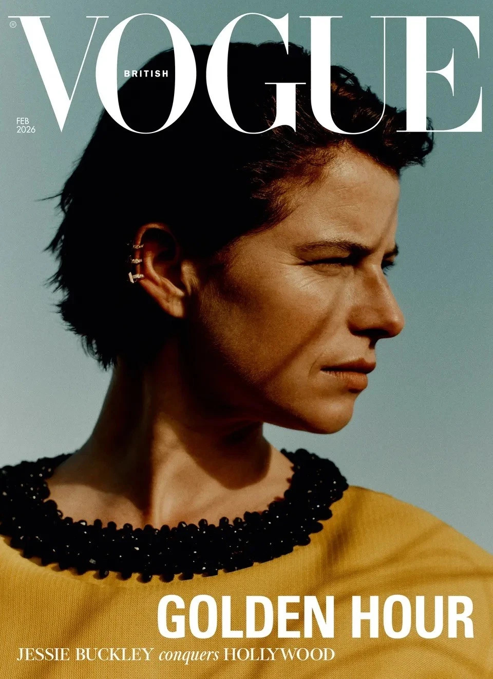 VOGUE UK-BRITISH MAGAZINE-FEBRUARY 2026-JESSIE BUCKLEY-Brand New