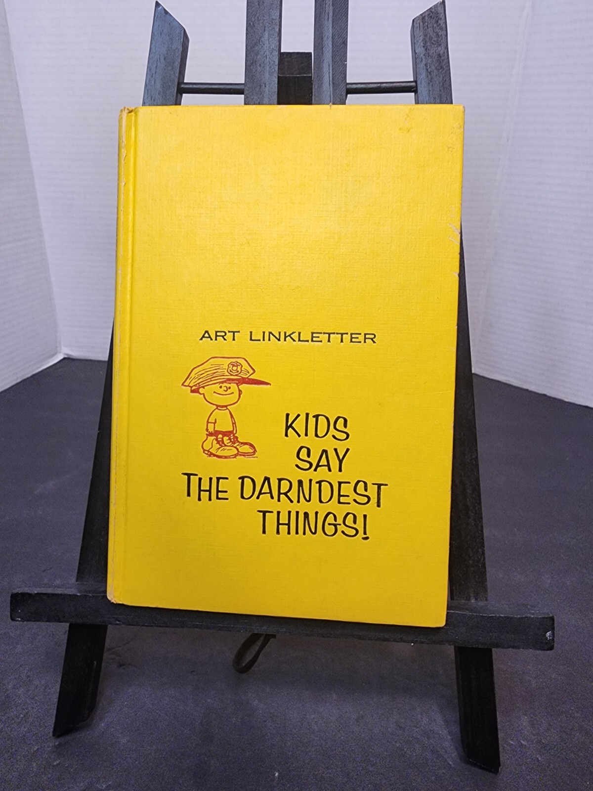 KIDS SAY THE DARNDEST THINGS, HC ART LINKLETTER BOOK, CHARLES SCHULZ ILLUSTRATED