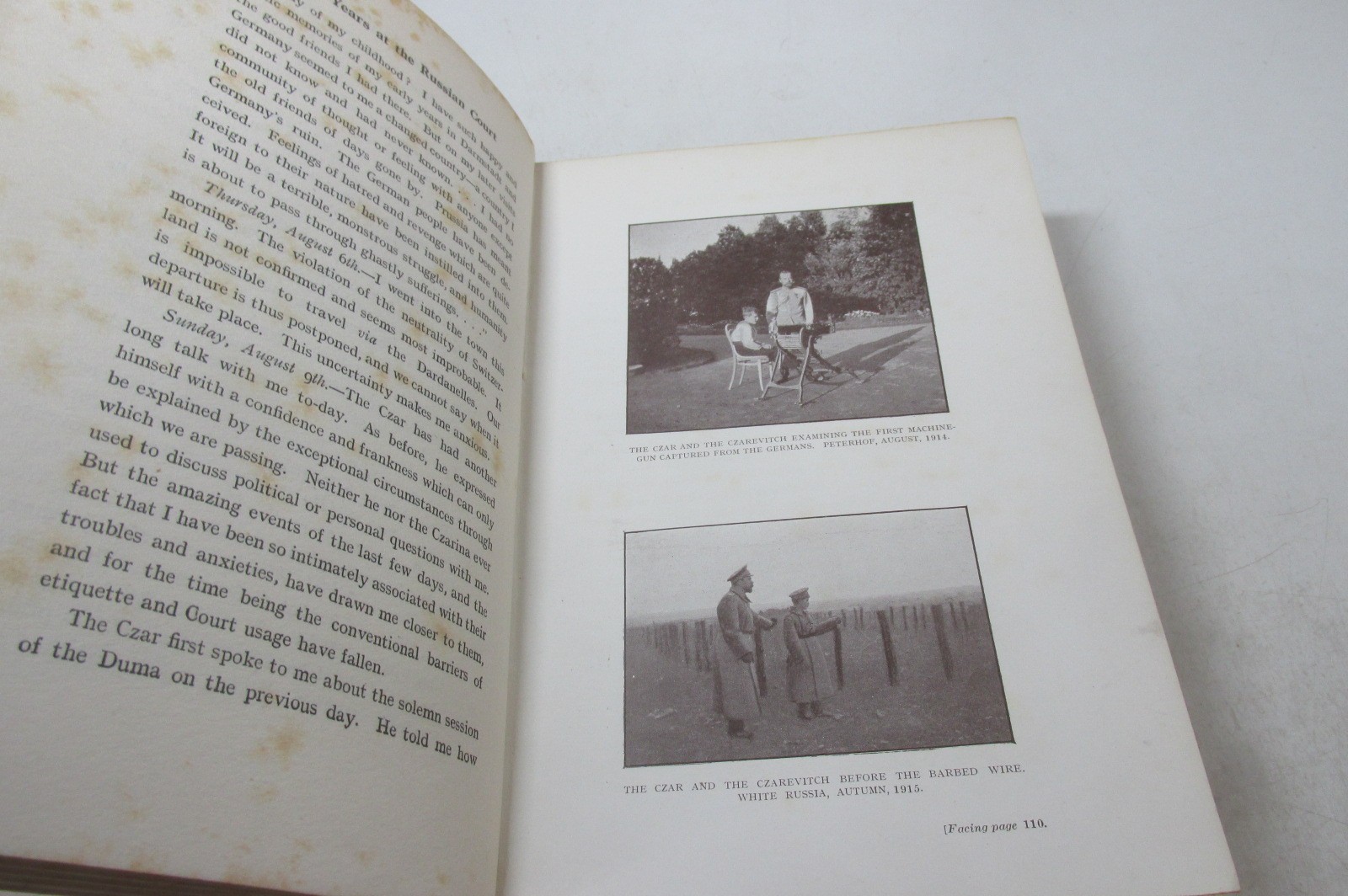 Thirteen Years at the Russian Court by Pierre Gilliard, 1921, Very Scarce.