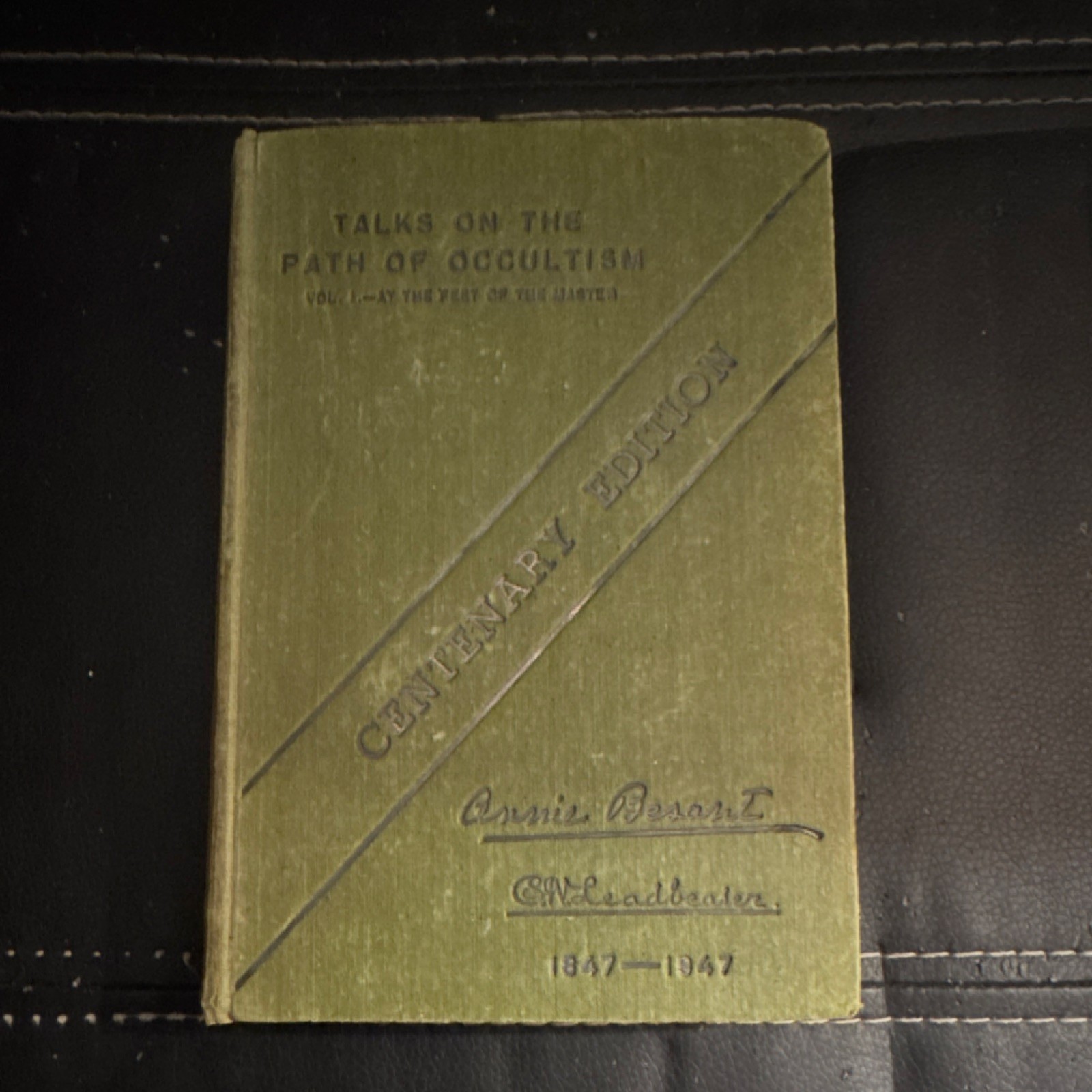 Annie Besant C.W. Leadbeater Talks on the Path of Occultism Centenary Ed 1947 H…