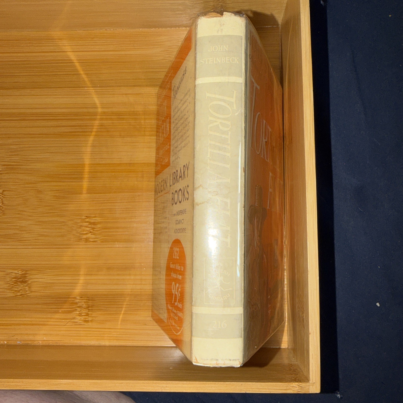 Tortilla Flat by John Steinbeck Modern Library Edition HC Dust Jacket 1935