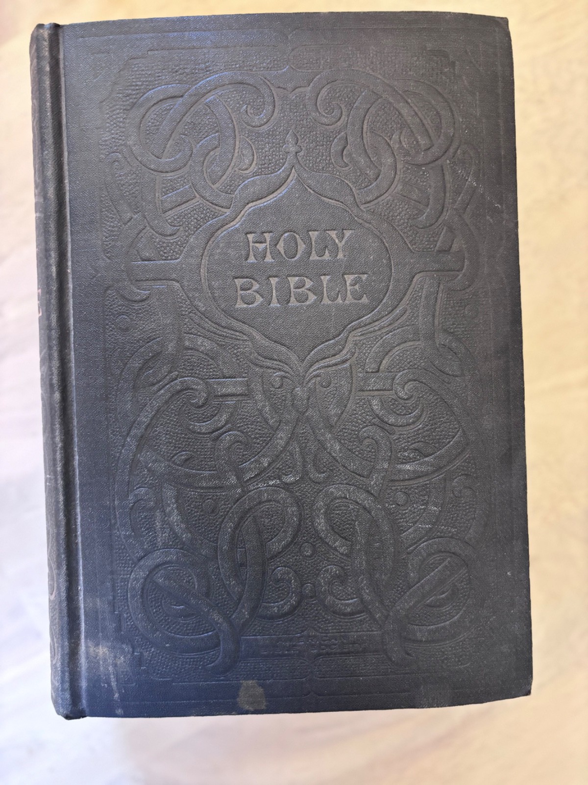 The Holy Bible Hardcover 1911 King James Antique American Bible Society Family