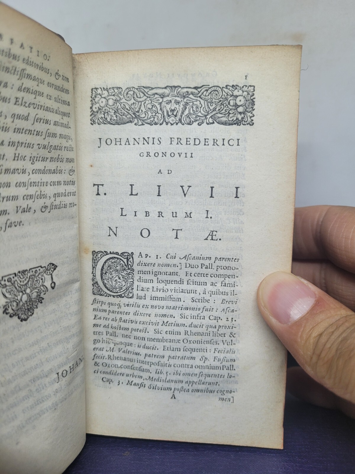 Titi Livii Historiarum Libri 1645/1644 ~ Titus‘ History of Rome ~ Four Volumes