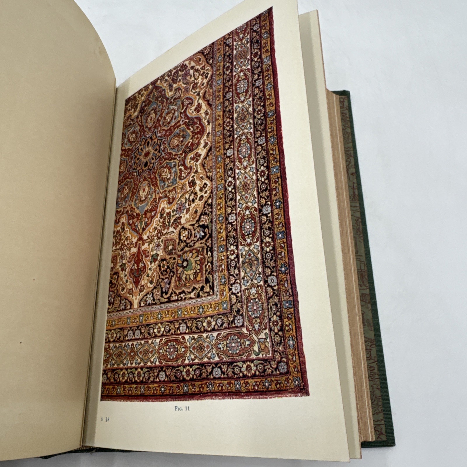 Antique 1905 ICS Reference Library Vol 8 Art Design Bookcover Carpet 1st Edition