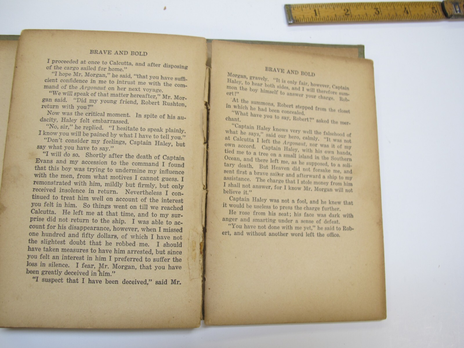 Brave and Bold, Horatio Alger Jr, Goldsmith Publishing Co