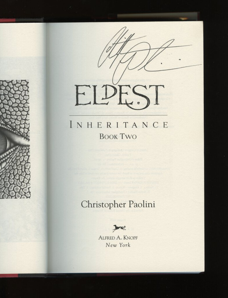 Paolini, Christopher: Eldest HB/DJ Set 1st/2nd