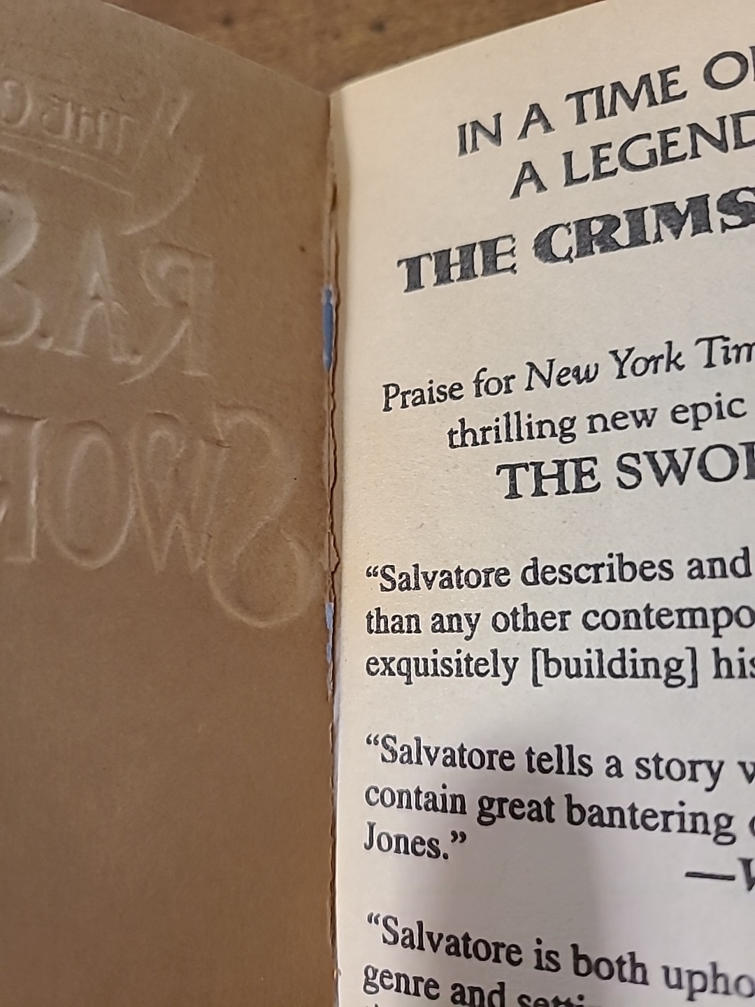 Lot of 2 R. A. Salvatore Vintage Paperbacks 1993-1995