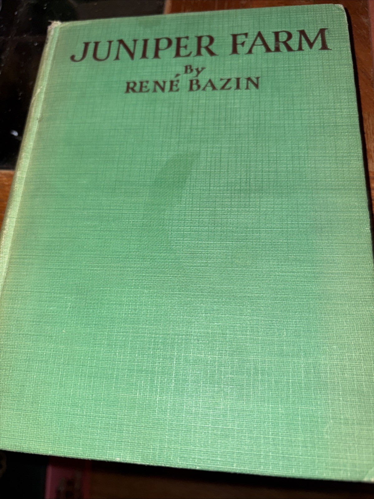 1928 Juniper Farm – René Bazin Margery Williams Bianco Macmillan Antique
