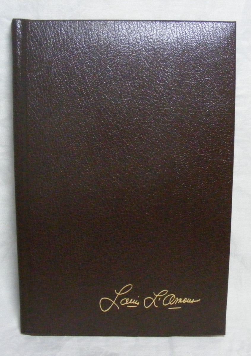Vintage Louis L’Amour Leatherbound Book From The Listening Hills Copyright 2003