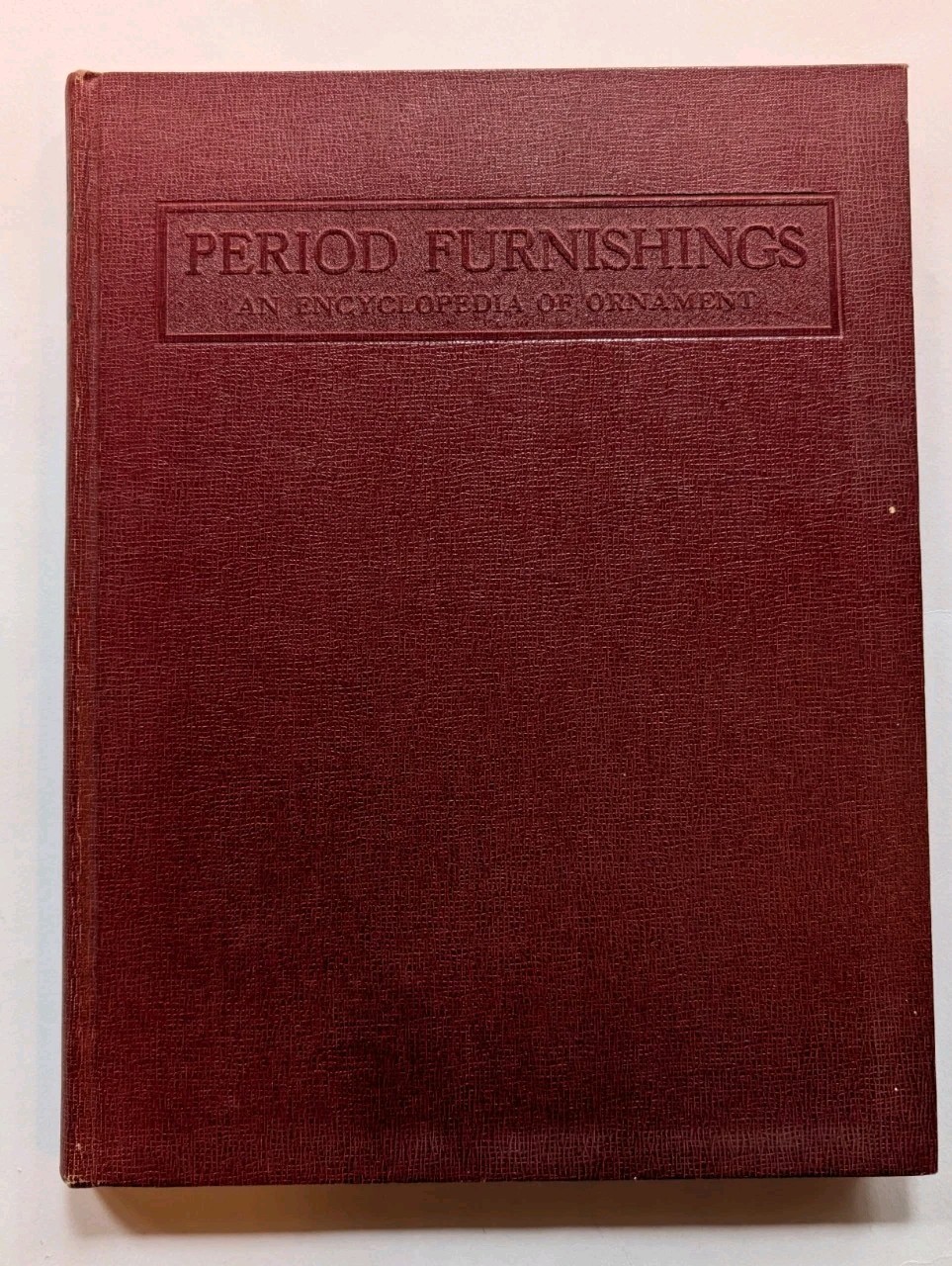 Period Furnishings C R Clifford 1949 5th Ed Decorative Arts Furniture Hardcover