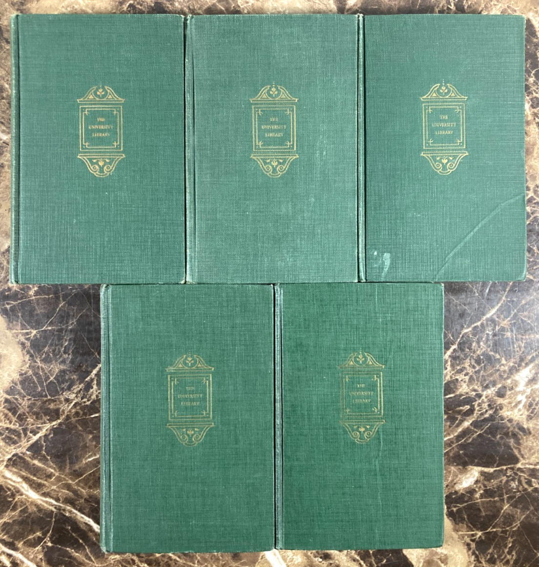 The University Library 13 Volume Partial Set Lot John Finley Gilded 1st Edition