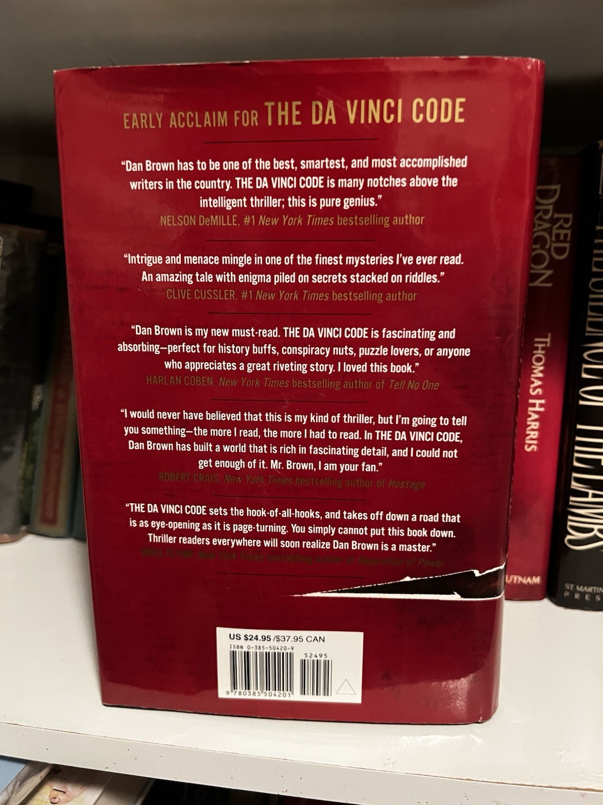 The Da Vinci Code Dan Brown 2003 True 1st Edition 1st Printing HC/DJ RARE Errors
