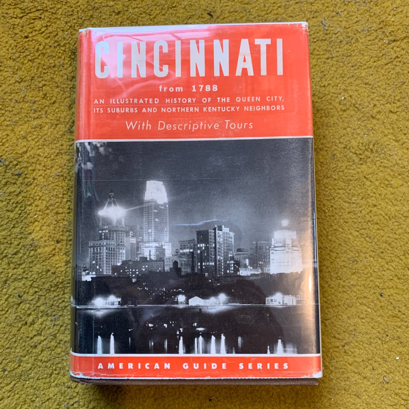 1943 Cincinnati WPA American Guide Series Book Ohio History 1st Edition WPA AGS