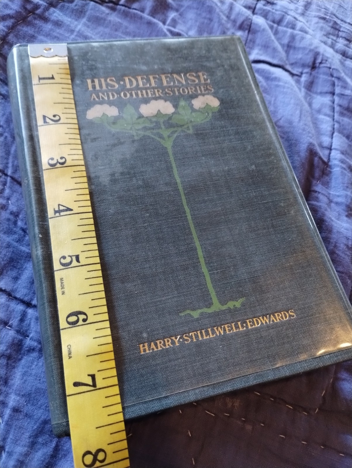 Harry Stillwell Edwards HIS DEFENSE Other Stories 1899 BOOK 19th Century 1800’s