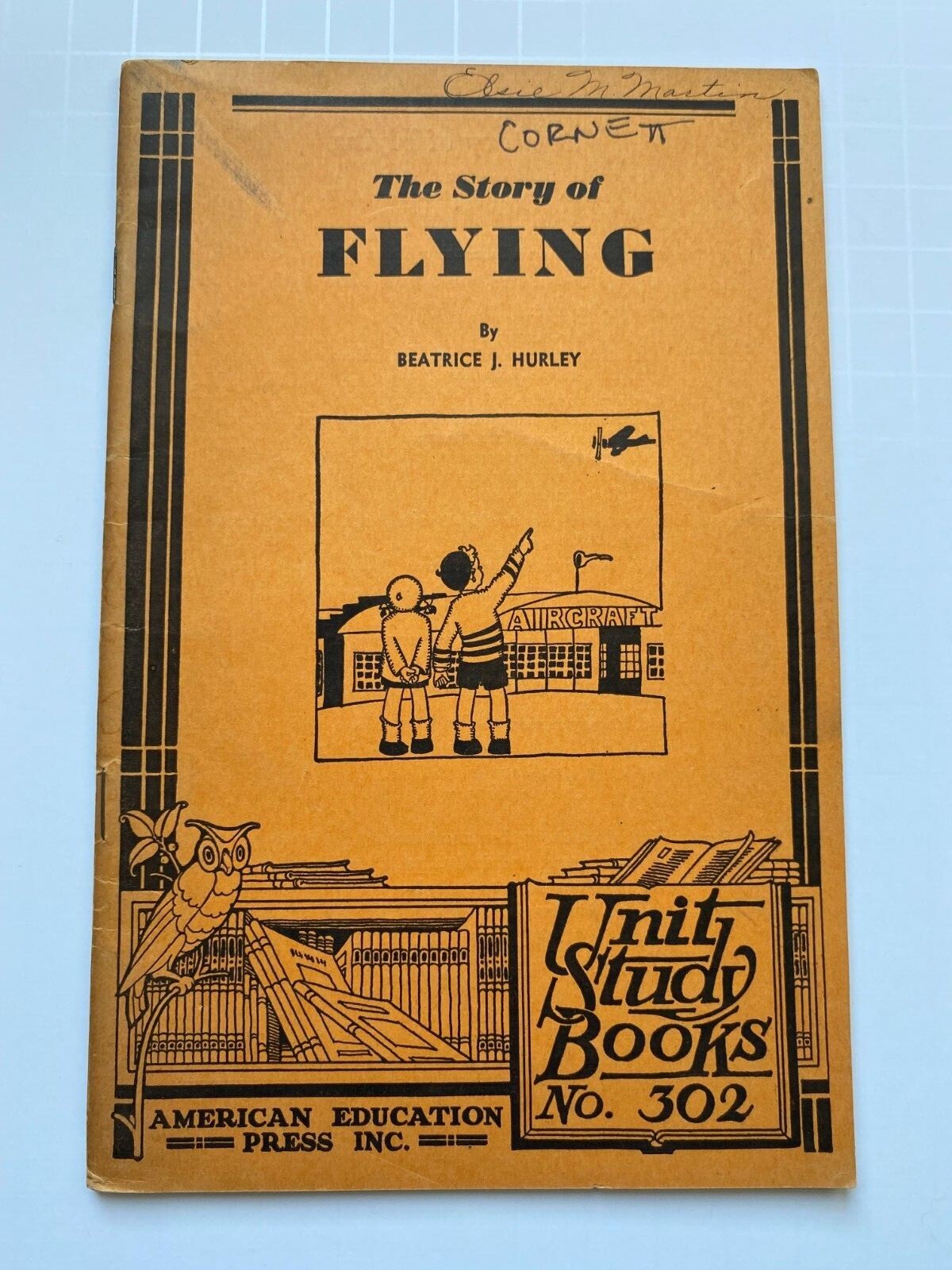 Unit Study Book No 302 The Story of Flying The Educational Printing House 1934