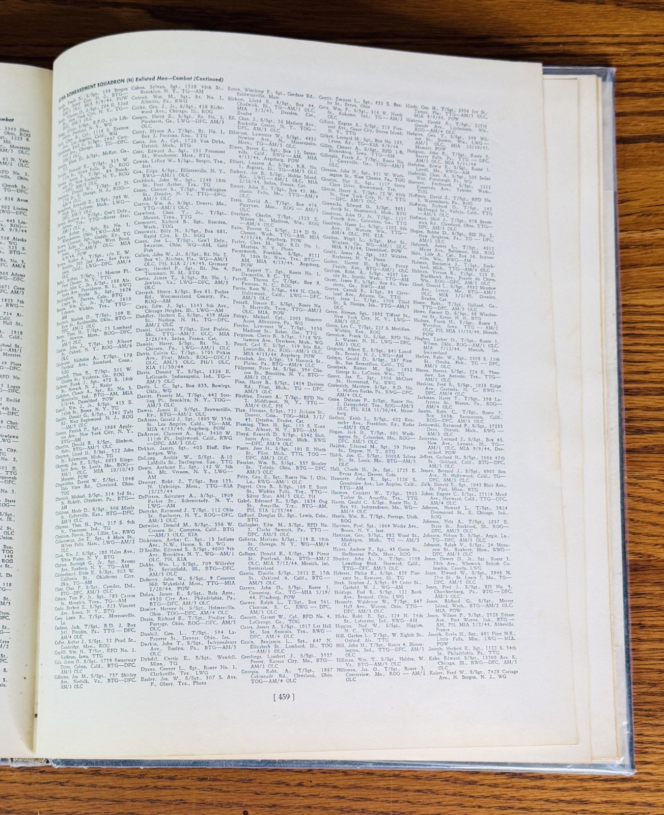 THE STORY OF THE 390th BOMBARDMENT GROUP VTG 1947 MILITARY WAR BOOK w PROVENANCE