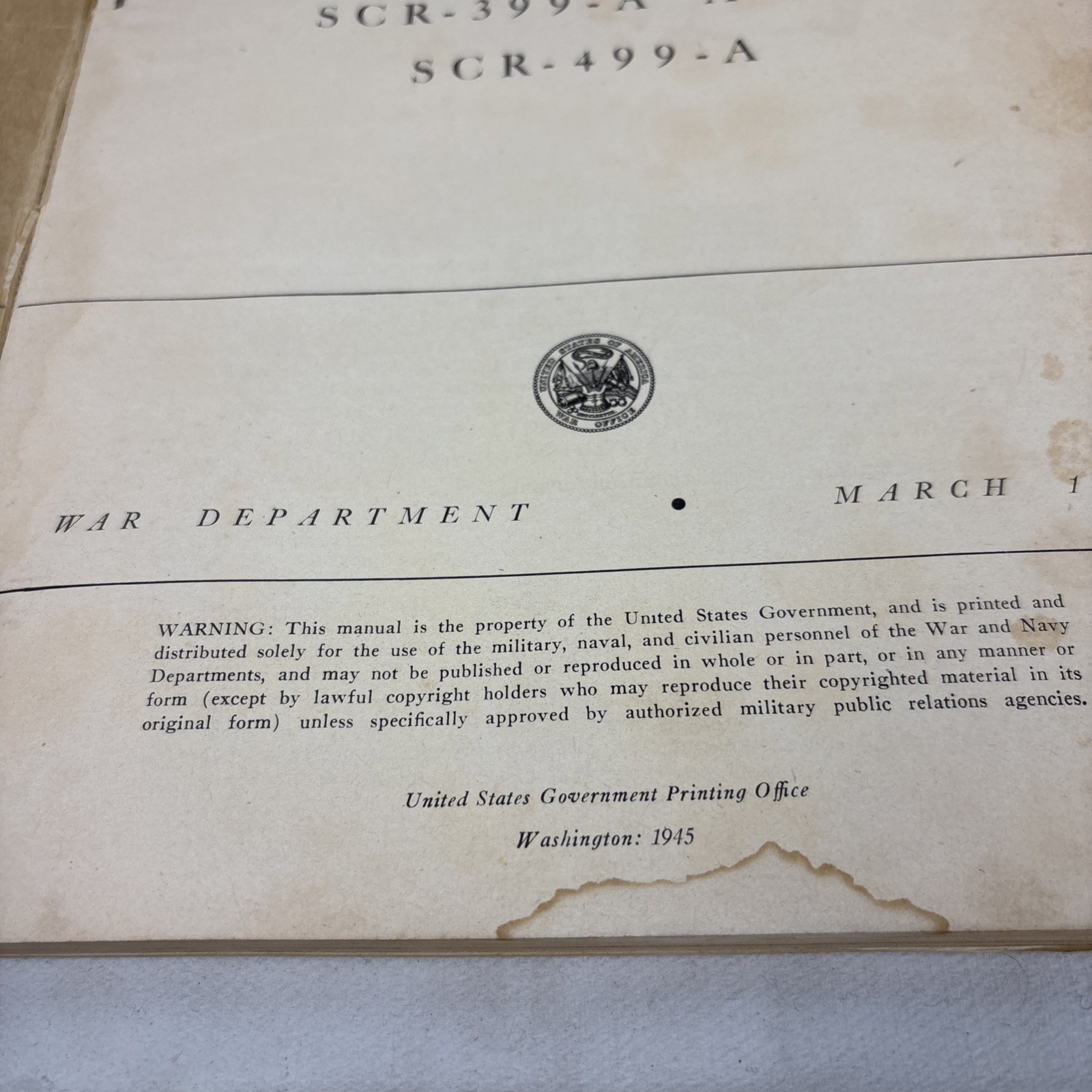WWII & Korean War Army Electronics Technical Manual Lot TM 11-281 11-660 Tube