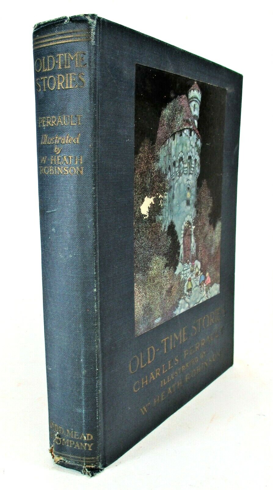 1st Edition „Old-Time Stories“ Charles Perrault 1921 Hardcover W. Heath Robinson