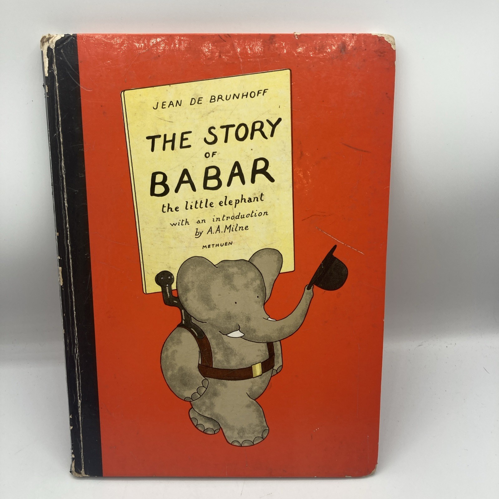 The Story of Babar Vintage Hardback book. 1966 edition A.A. Milne