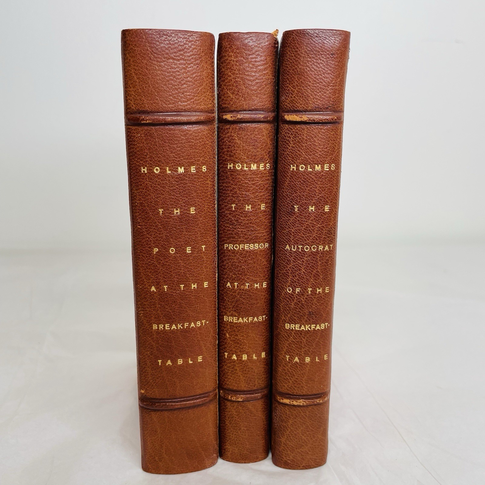 Oliver Wendell Homes The Breakfast-Table Set of 3 Oxford Press AL Jirout Binding