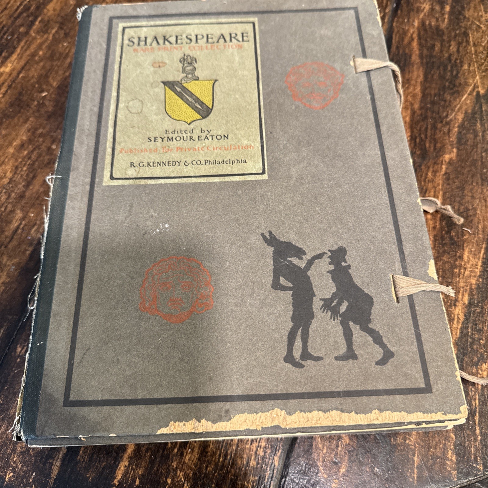 Antique 1900 -Shakespeare Rare Prints – Connoisseur Edition #390 Prints Folder