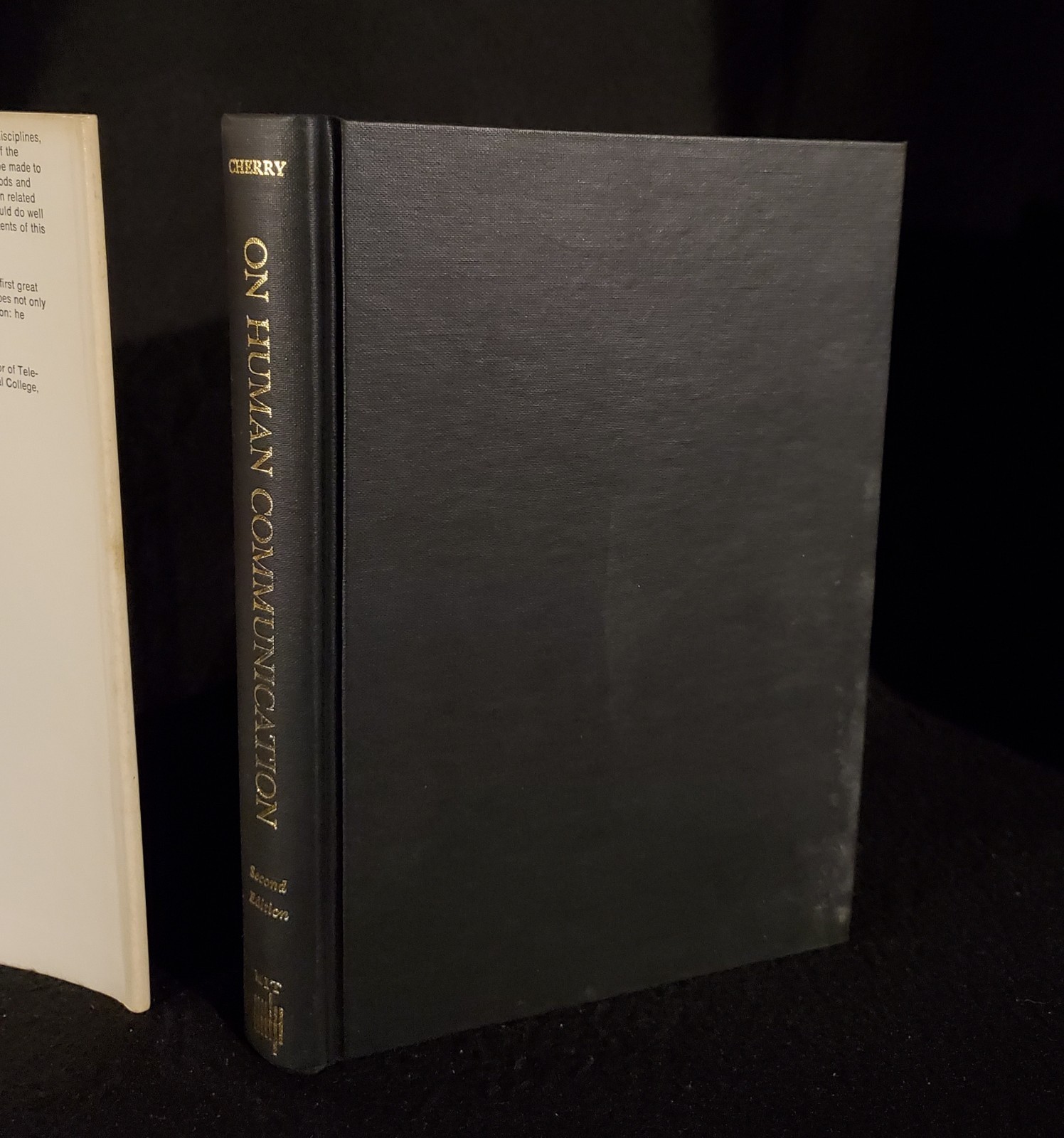 On Human Communication by Colin Cherry – The MIT Press 1968 Hardcover DJ Book