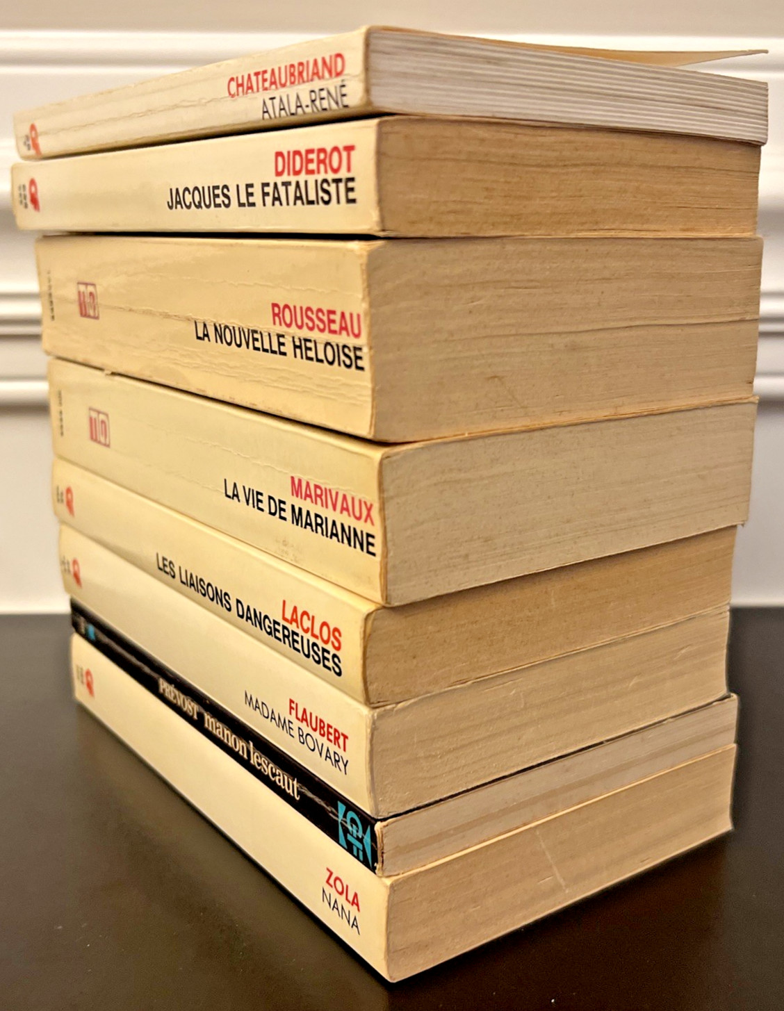 GF Texte Intégrale Classic French Paperback Novels ~ Set of 8 (en français)