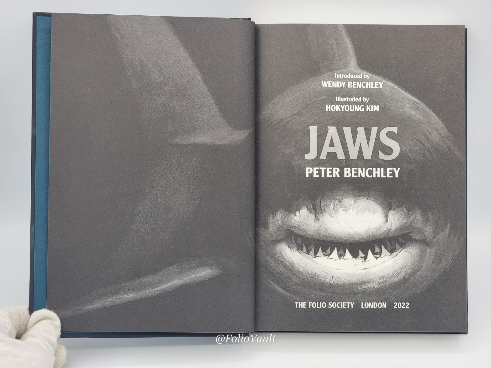 Jaws – Peter Benchley – Folio Society – 1st edition, 2022 – Horror – VGC