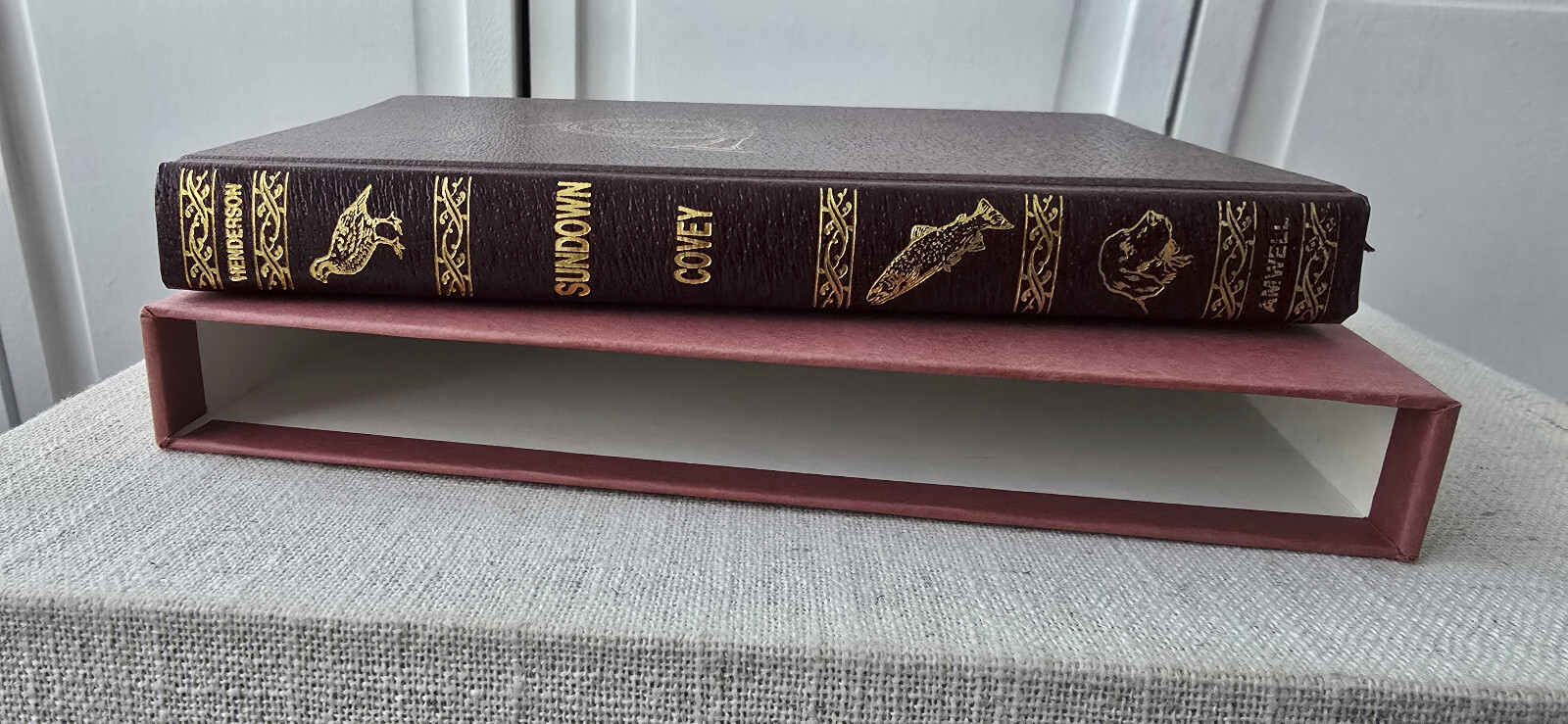 Sundown Covey by David Henderson, 1986, Amwell Press, signed, 256/1000