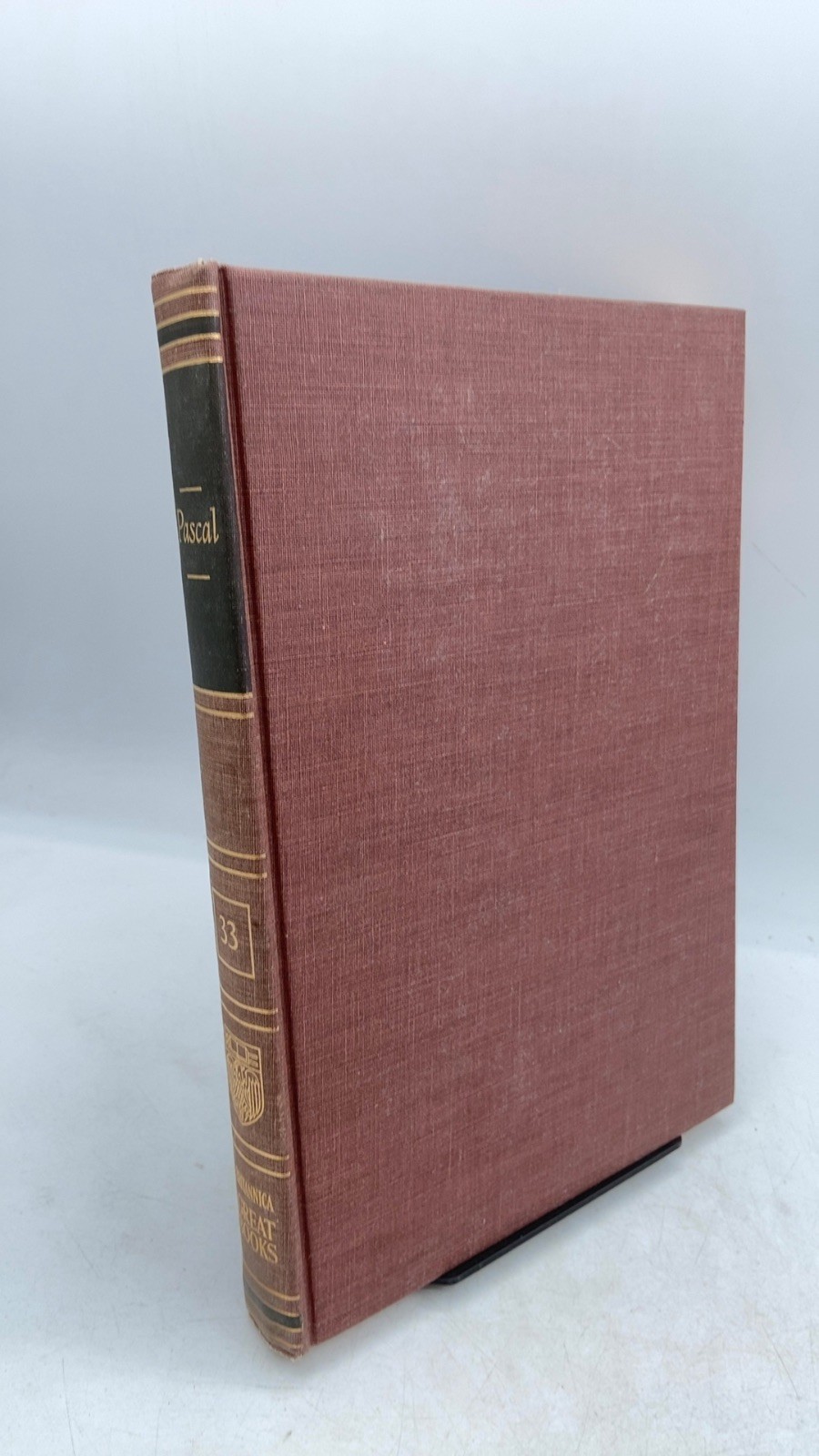 Volume 33. Great Books of the Western World: Pascal Blaise Pascal Hardcover n…