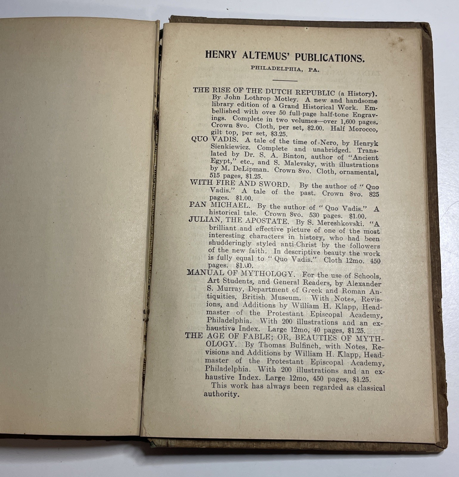 1899 She Stoops To Conquer Henry Altemus Antique Art Nouveau Hardcover Book EUC