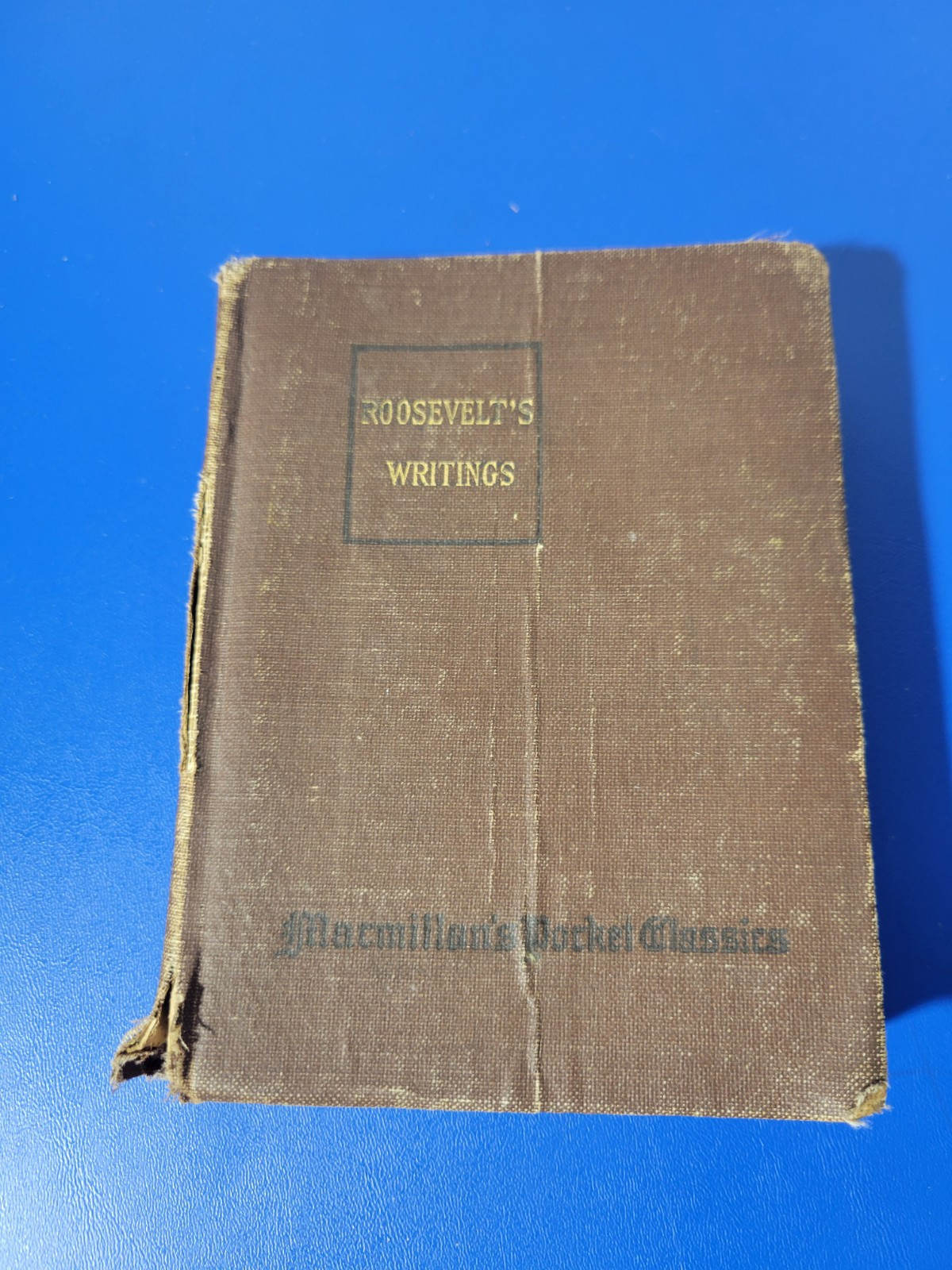 Roosevelts Writings 1920 Hardback Maurice Garland Fulton PreownedBook