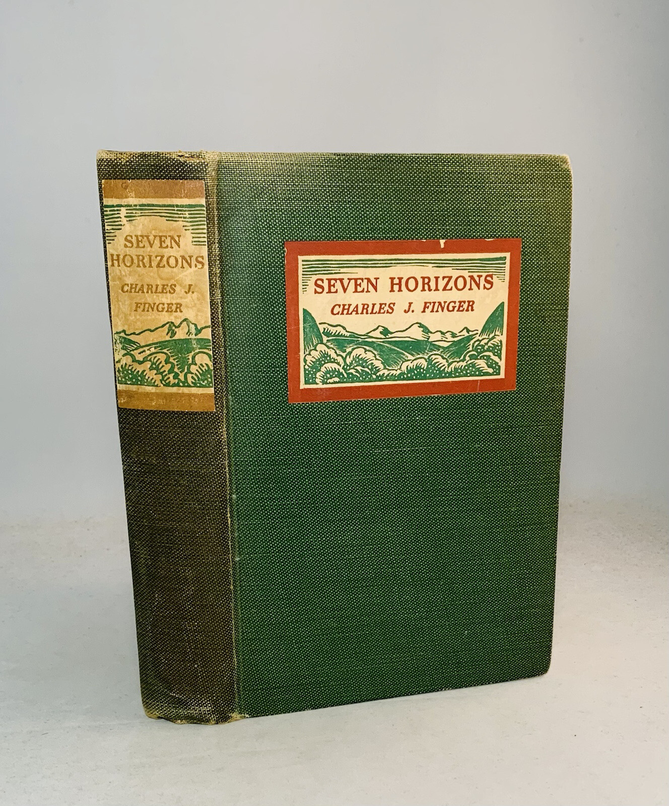 Seven Horizons-Charles J. Finger-TRUE First Edition/1st Printing!!-1930-RARE!!