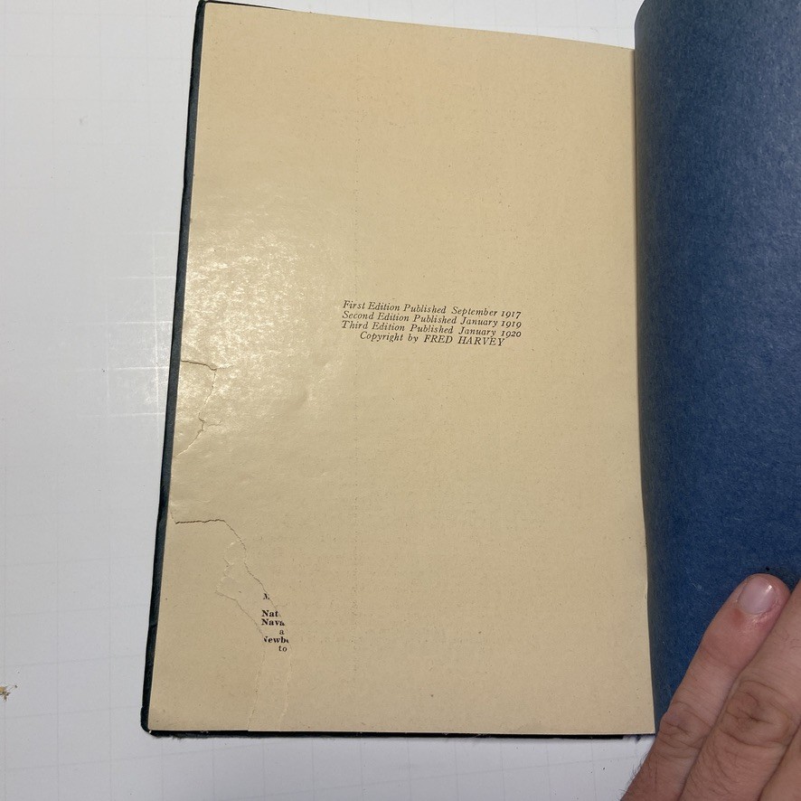 Story of the Grand Canyon of Arizona N.H. Darton 1920 3rd Edition Fred Harvey