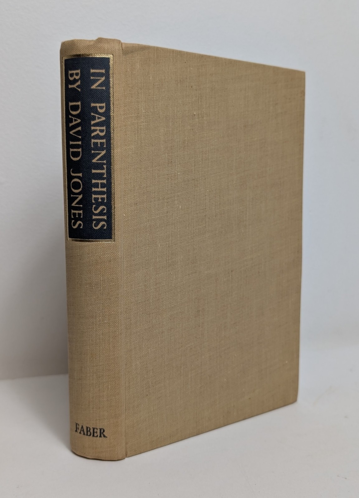 David Jones – In Parenthesis (1st Edition, 4th Impression, 1955, Dust Jacket)