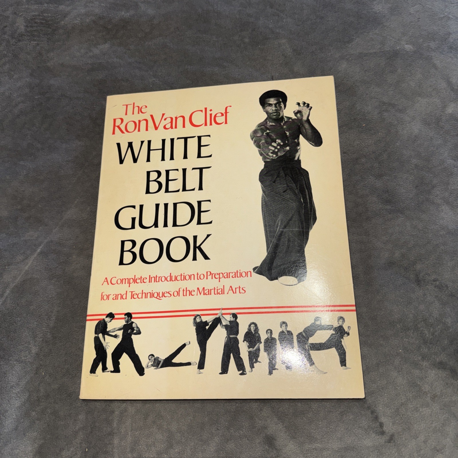 The Ron Van Clief White Belt Guide Book 1985 Paperback Martial Arts Kung Fu